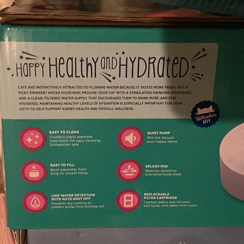 As described “Designed for easy clean and fill”